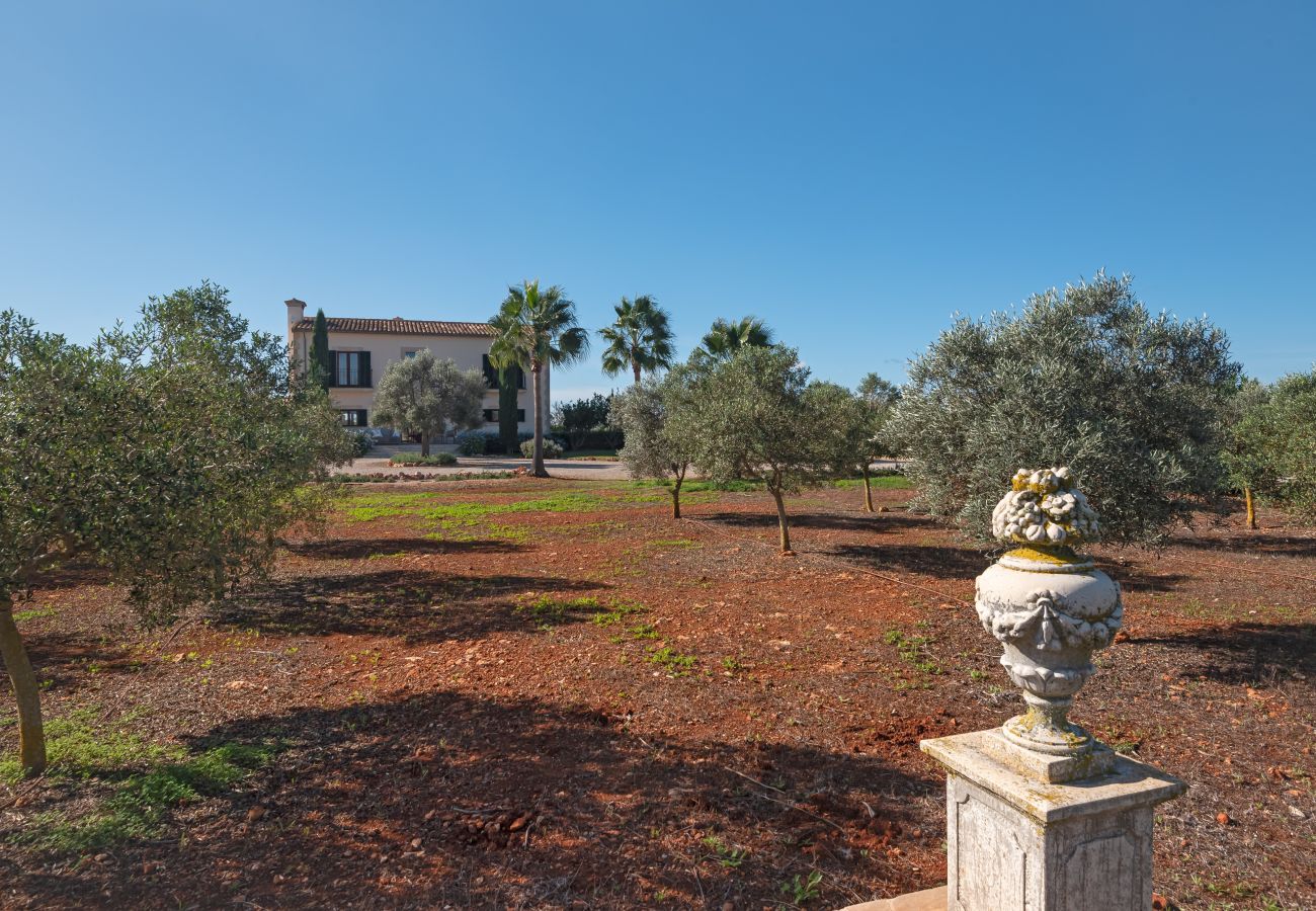 Finca en Es Llombards - Oasis de Luz en Es Llombards: Piscina, A/C y Horno Pizza (10p)