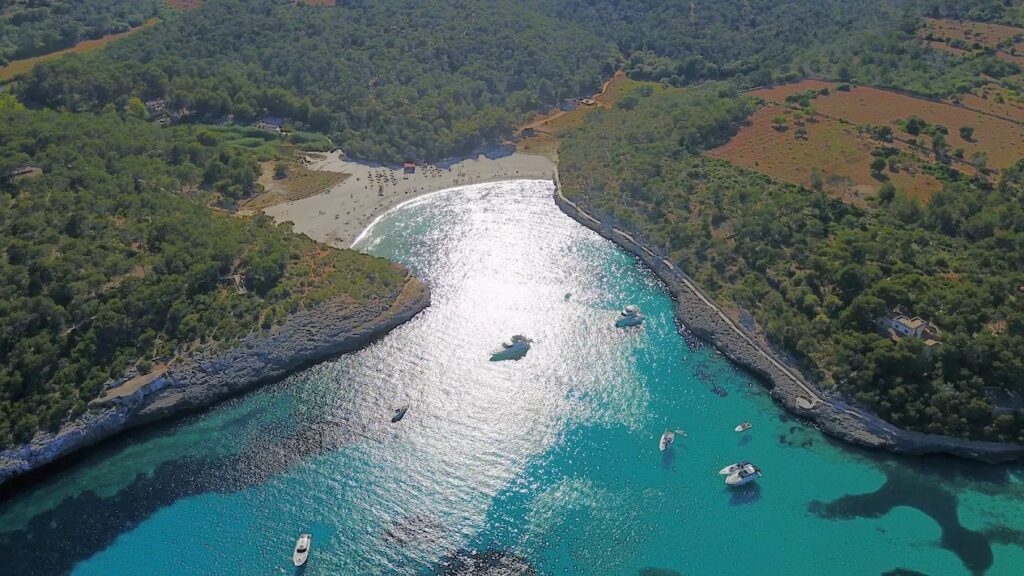 cala mondrago vistas