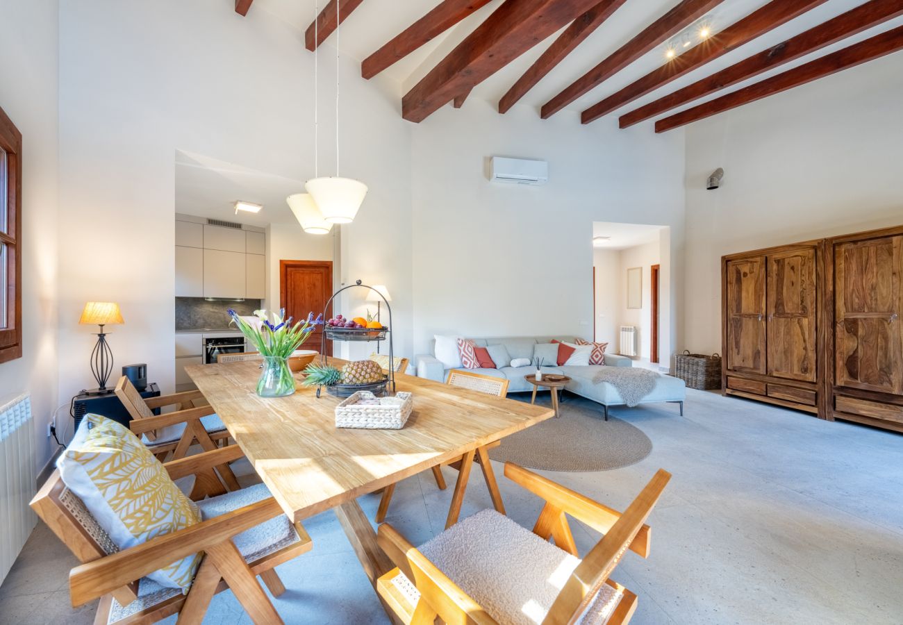 Chalet in Santanyi - Villa Esquina in Son Mojer-Cala Santanyí, in Strandnähe, mit Pool und Wifi