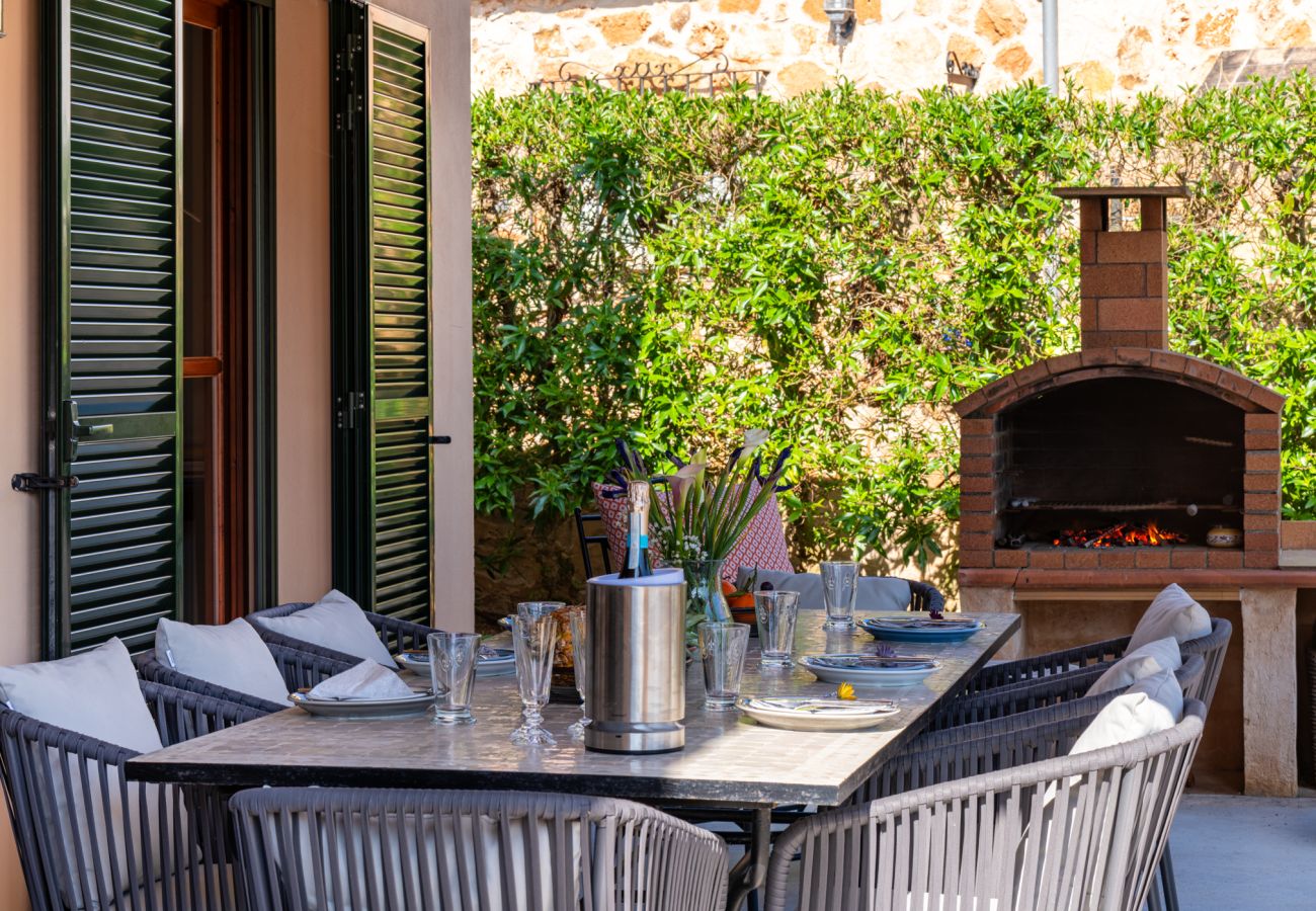 Chalet in Santanyi - Villa Esquina in Son Mojer-Cala Santanyí, in Strandnähe, mit Pool und Wifi