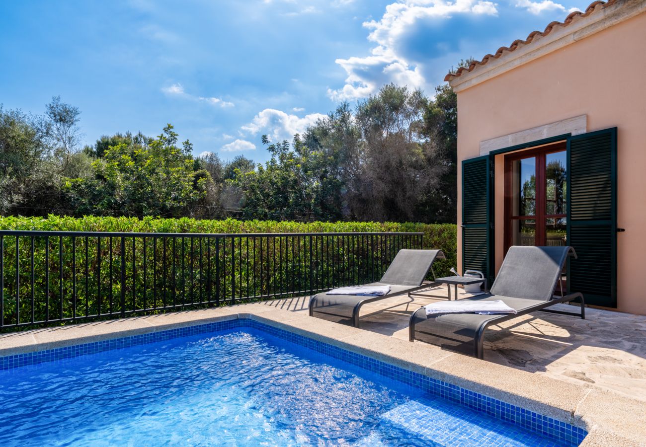 Chalet in Santanyi - Villa Esquina in Son Mojer-Cala Santanyí, in Strandnähe, mit Pool und Wifi