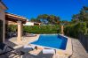 Chalet in Santanyi - Villa Esquina in Son Mojer-Cala Santanyí, in Strandnähe, mit Pool und Wifi